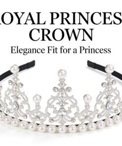 Dreamy Princess Crown Headband - Sparkly Hair Accessory for Kids' Parties