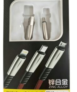 Zinc Alloy Braided Multi-Function Cable