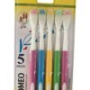 Luomi'ou 5-Pack Gentle Soft Bristle Toothbrush Set