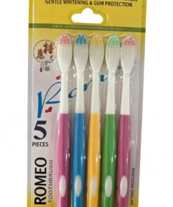 Luomi'ou 5-Pack Gentle Soft Bristle Toothbrush Set