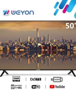 WEYON 50英寸全高清智能电视 + 1年保修 - 黑色