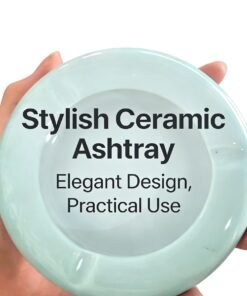 Light Green Ceramic Ashtray