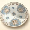 Blue & Gold Rose Decor Plate -26cm
