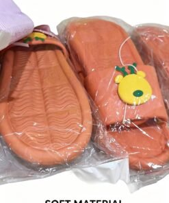 Cute Orange Cartoon Slippers