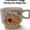 Cute Capybara Cartoon Ceramic Mug