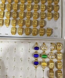 Men’s Gold-Plated Statement Rings