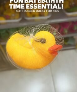 Cute Squeaky Rubber Duck Toy / Classic Bath Toy for Kids & Toddlers
