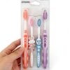 Jiewang ZH-076 4-Pack Family Toothbrush Set (2 Adult + 2 Kids)