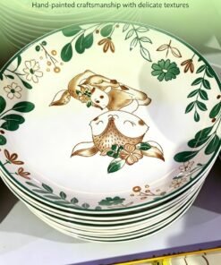 Forest Deer Plate-19.5cm