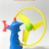 Super Fly Airplane Flying Disc Launcher Toy / Outdoor Spinning Propeller Toy for Kids