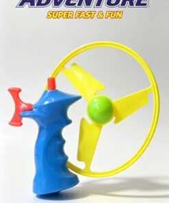 Super Fly Airplane Flying Disc Launcher Toy / Outdoor Spinning Propeller Toy for Kids