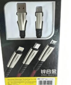 Zinc Alloy Braided Multi-Function Cable