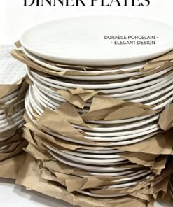 Textured White Ceramic Plate-Extent26