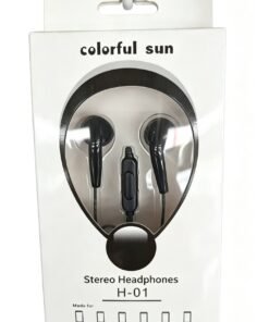 Black Universal Stereo Earphones