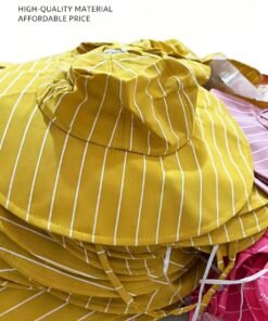 Yellow Striped Bucket Hat