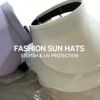 White Sun Visor Hat