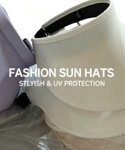 White Sun Visor Hat