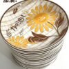 Smiling Sunflower Motivational Plate -19.5cm