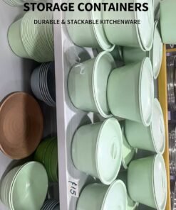 Light Green Lidded Containers