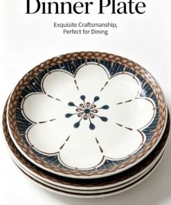 Ethnic Floral Tribal Plate -19.5cm