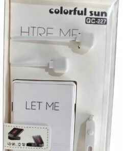 White Minimalist Earphones