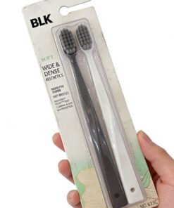 Bailiankai 2-Pack Wide & Dense Aesthetic 10000 Bristles Velvet Soft Toothbrush