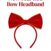 Festive Red Bow Headband - Holiday Vibe Versatile Hair Accessory