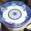 Blue & White Floral Plate-19.5cm