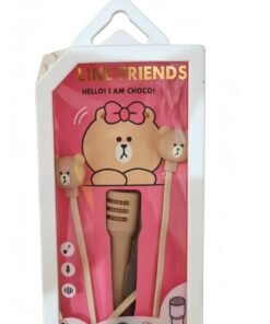 Line Friends Choco-themed Earphones with Mic