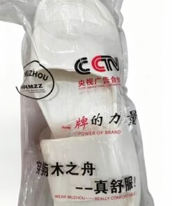 MUZHOU Comfort White Slippers