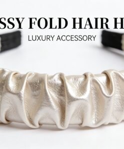 Glossy Ruched Headband - Luxury French Retro Versatile Hair Accessory