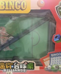 2-in-1 Mini Billiards & Bingo Game Set