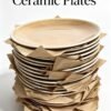 Warm Beige Reactive Glaze Ceramic Plate-Extent26.5