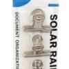 SOLAR RAIN Round Stainless Steel Bulldog Clips