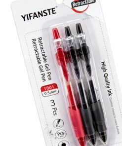 YIFANSTE 1001 Retractable Gel Pen Set Product Description