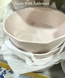 Pastel Octagonal Bowls19.5cm