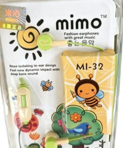 Bee Themed Green Earphones