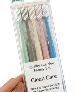 Jiewang ZH-104 5-Pack Adult Super Soft Toothbrush