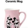 Pink Mickey & Minnie Ceramic Pitcher Mug