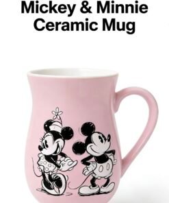 Pink Mickey & Minnie Ceramic Pitcher Mug