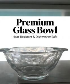 Glacier Pattern Glass Bowl