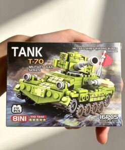 Military Series T-70 Tank 8-in-1 Building Block Set