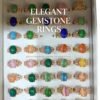 Rose Gold-Tone Cat’s Eye Gemstone Rings